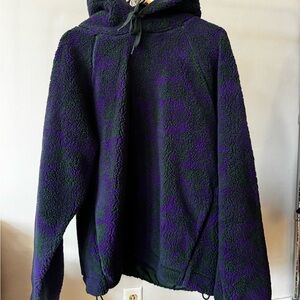 Burberry Purple and Black Textured Jacket